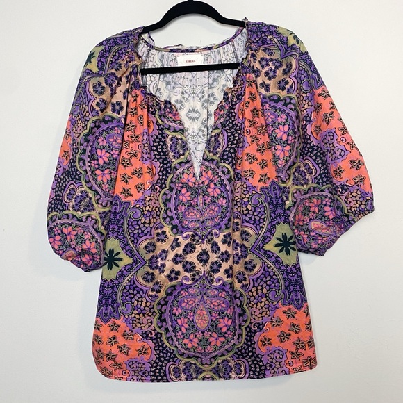 Xirena Jules Puff Sleeve Top in Black Opal - Picture 3 of 10